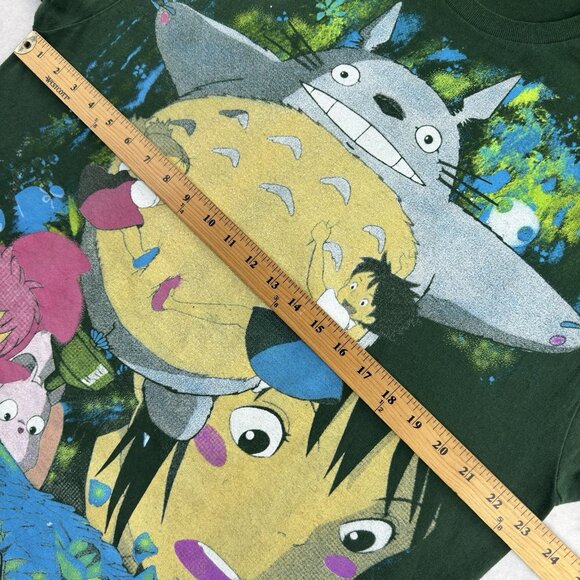 Backstock Co Studio Ghibli Fan Art T-Shirt Men’s XL Anime AOP Rap Tee Bootleg - Picture 15 of 16